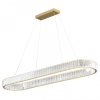 Toolight, LED stropní svítidlo 100x30 cm, 22W, APP1508-CP, zlatá matná, OSW-06971