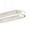 Toolight, LED stropní svítidlo 100x30 cm, 22W, APP1508-CP, zlatá matná, OSW-06971