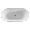 Aqualine, TURIA volně stojící vana 170x80cm, bílá, E2780