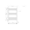 554881 1 erga basic vykurovacie teleso 700x500 mm 273 w biela erg lav basic 7050 wh