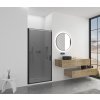 CERANO - Sprchové křídlové dveře Porte L/P - 8 mm - černá matná, grafitové sklo - 80x195 cm, CER-CER-8050BD7248