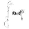 Mexen Erik sprchový set s dešťovou sprchou a sprchovou baterií Fabia, chromová, 746540205-00