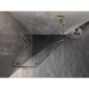 Mexen Lunar, L pětiúhelníkový sprchový kout naklápěcí doleva 90 x 90 cm, 8mm čiré sklo, zlatý profil, 831L-090L-090P-50-00-L