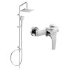 Mexen Tord sprchová sestava s dešťovou sprchou + sprchová baterie Caro, chromová, 746640200-00