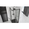 Rea - PUNTO BLACK MAT sprchový kout 80 x 80 cm, čiré sklo/černý profil, REA-K4800