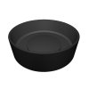 Laveo Perl, granitové umyvadlo na desku 360x360x115 mm, černá, LAV-VGP1710T