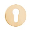 Kuchinox, rozeta ke kličce s otvorem pro cylindrickou vložku, zlatá matná, LAV-LO4_G12A