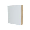 Mereo, Mereo Koupelnová zrcadlová skříňka 60 cm, galerka, 1x dvířka levá, Multidecor, Dub San remo sand, MER-CN798G61DSAN