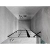 Mexen Otvor pro sprchové dveře MIST (1d+1s) 120x200 cm 6mm černý, mřížka, pravý, 8A4-120-000-70-77-P