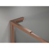 Mexen, Mexen Kioto-XF L sprchová stěna s rámem 60 x 202 cm, transparentní 10 mm, broušená měď - 800-060-174-65-00-XF