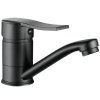 Kuchinox Madera, umyvadlová baterie s otočným ramenem, černá matná, LAV-BQM_726D