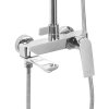 Rea Avalon, sprchová souprava s dešťovou hlavovou a ruční hlavicí, chromová, REA-P8699