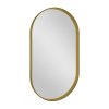 Sapho, AVONA oválné zrcadlo v rámu 40x70cm, zlatá mat, AV400G