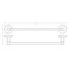 633121 sapho drziak uterakov magneticky 43cm xj438