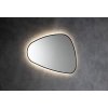 Sapho, ELENA LED podsvícené zrcadlo 20W, 68x96cm, černá mat, 30574CI
