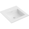 Mexen Otis, umyvadlo na zapuštění 46 x 46,5 cm, bílá matná, 25184501