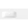 Mexen Vela, umyvadlo na zapuštění 121 x 46,5 cm, levé, bílá lesklá, 25231200L
