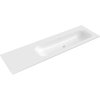 Mexen Vela, umyvadlo na zapuštění 161 x 46,5 cm, pravé, bílá lesklá, 25231600P
