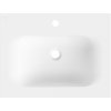 Mexen Vela, umyvadlo na zapuštění 61 x 46,5 cm, bílá matná, 25236001