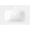 Mexen Vela, umyvadlo na zapuštění 71 x 46,5 cm, bílá lesklá, 25237000