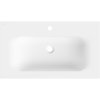 Mexen Vela, umyvadlo na zapuštění 81 x 46,5 cm, bílá matná, 25238001