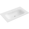 Mexen Vela, umyvadlo na zapuštění 81 x 46,5 cm, bílá matná, 25238001