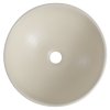 Sapho, ATTILA keramické umyvadlo, průměr 43cm, slonová kost, DK005