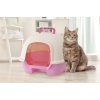 Tutumi, podestýlka pro kočky 50x39x41 cm P70405, růžová, HOM-03649