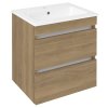 Sapho, EZARA umyvadlová skříňka 48x54x39cm, dub cuneo, EZ492-2525