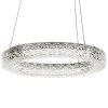Toolight, LED stropní svítidlo 50cm, 36W, 4000K, MS005-CP, chromová, OSW-09615