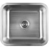 Aqualine, Nerezový vestavný dřez 50x18x45cm, AQ5045