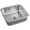 Aqualine, Nerezový vestavný dřez 50x18x45cm, AQ5045