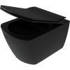 Deante Blur, záchodová WC mísa s funkcí bidetu 525x372x349 mm, černá matná, DEA-CDZ_NWPW