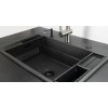Deante Magnetic, sada příslušenství ke kuchyňskému dřezu série Magnetic, černá matná, DEA-ZZMKN22K