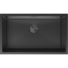 Mexen Trixo, 1-komorový nerezový dřez 750 x 440 mm, černá, 6415751000-70