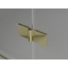 Mexen Mist-H Duo, 2-křídlý ​​výklopný sprchový kout 90 x 85 cm, čiré sklo, zlatý lesklý profil, 8A5-090L-085P-50-00