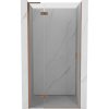 Mexen Mist-H L, 1-křídlé sprchové dveře levé 120 cm, čiré sklo, měděný matný profil, 8A5L-120-000-65-00-L