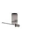 Rea Til, kovový stojan na WC s kartáčem, broušená ocel, REA-88096