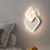 Toolight, LED nástěnné svítidlo 18W, 3000K, 500lm, LHJ080-W, bílá, OSW-50056