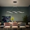 Toolight, LED závěsné osvětlení 120cm, 46W, 3000K, 2000lm, LHJ020-CP, černá, OSW-50046