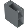 Mexen Box-A, otevřená skříňka s policí 20 cm, grafitová matná, 91AX2-0200-470-0-66