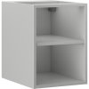 Mexen Box-A, otevřená skříňka s policí 35 cm, šedá matná, 91AX2-0350-470-0-62