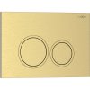 Mexen Tex 01, tlačítko pro splachování, broušené zlato, 6101-11