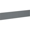 Mexen, Rýhované čelo pro korpus koupelnové skříňky 80 x 20 cm, grafitová matná, 91A20-0800-235-1-66
