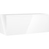 Mexen Orio, koupelnová skříňka 120 cm, 1 zásuvka, bílá lesklá, 91A10-12047-1-BF00