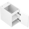 Mexen Orio, koupelnová skříňka 30 cm, 1 dvířka, bílá matná, 91A11-03047-1-BF01