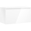 Mexen Orio, koupelnová skříňka 90 cm s horní částí, 1 zásuvka, bílá lesklá, 91A10-09047-1-BFC00