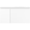 Mexen Orio, koupelnová skříňka 90 cm s pravým umyvadlem Vela, 1S, 1D, bílá matná, 91A13-09047-3-BBFF01-W23P01