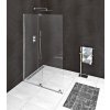 Polysan, MODULAR SHOWER stěna pro instalaci na zeď, jednodílná, 1000 mm s otvory pro držák ručníků, MS1-100-D
