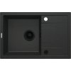 Deante Corio, 1-komorový granitový dřez 670x440x175 mm, grafitová, DEA-ZRC_G113